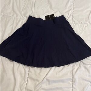 NWT Forever21 Navy Blue Skater Skirt
